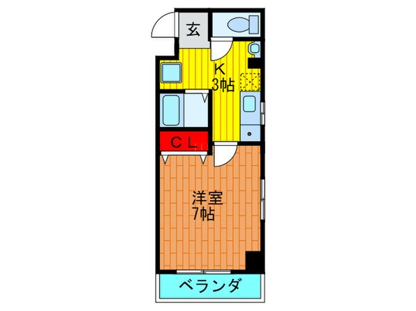 ソレアード京橋の物件間取画像